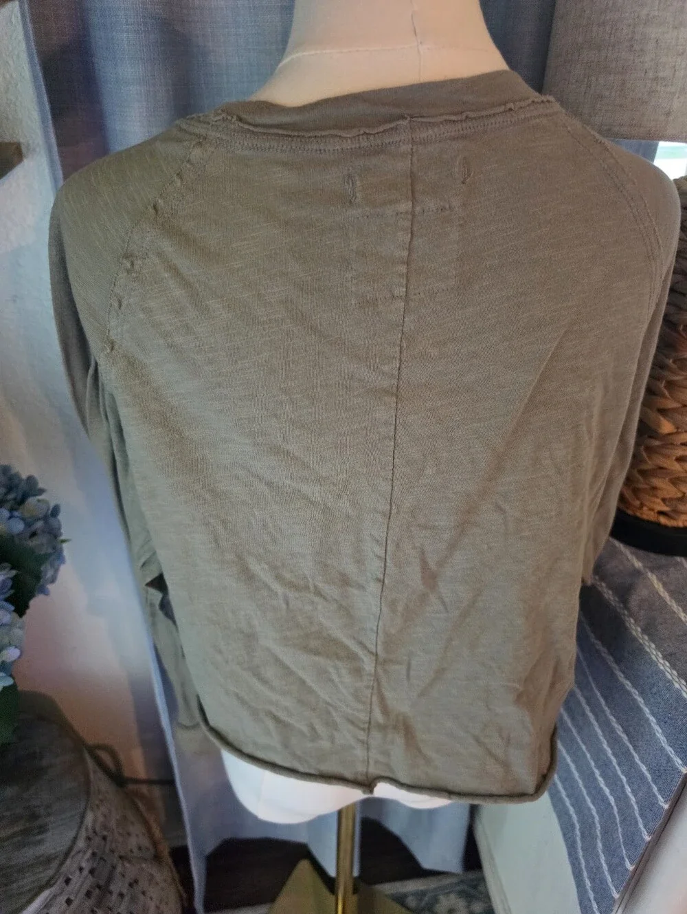 Free People Green Long Sleeve